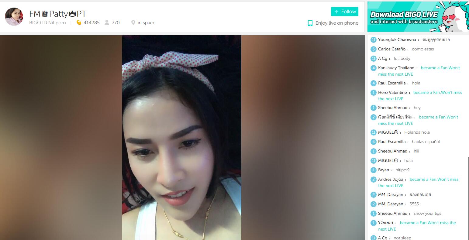 發(fā)現(xiàn)一個不錯的外國人直播的平臺